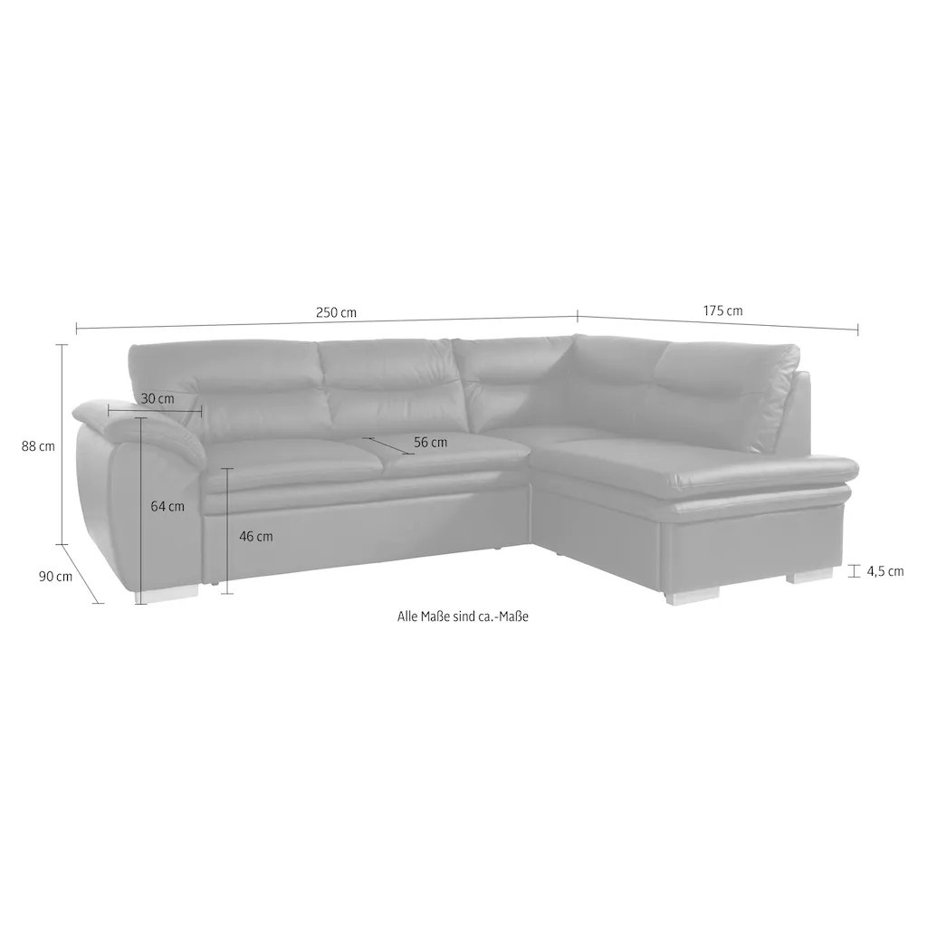COTTA Ecksofa mit Bettfunktion und Bettkasten online kaufen Fabrikverkauf