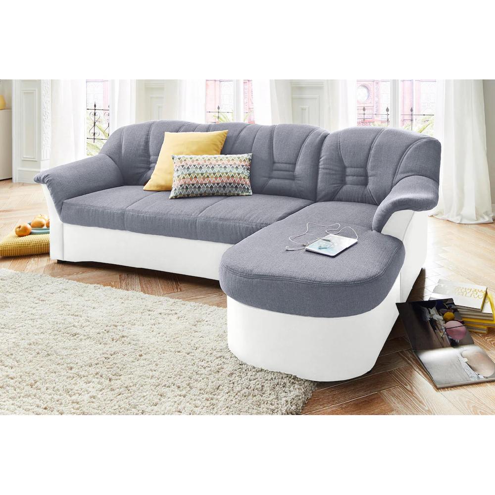 DOMO collection Ecksofa »Elva L-Form« wahlweise mit Bettfunktion und Federkern kaufen Fabrikpreis