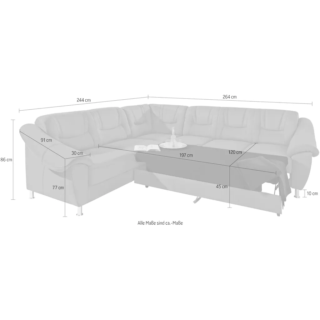 sit&more Ecksofa mit Bettfunktion online kaufen Osterangebot