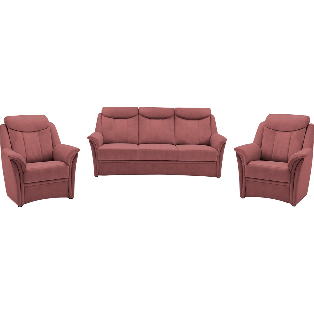 VILLA BECK Polstergarnitur »Lugano« (Set 3 tlg.) kaufen Valentinstagsangebot