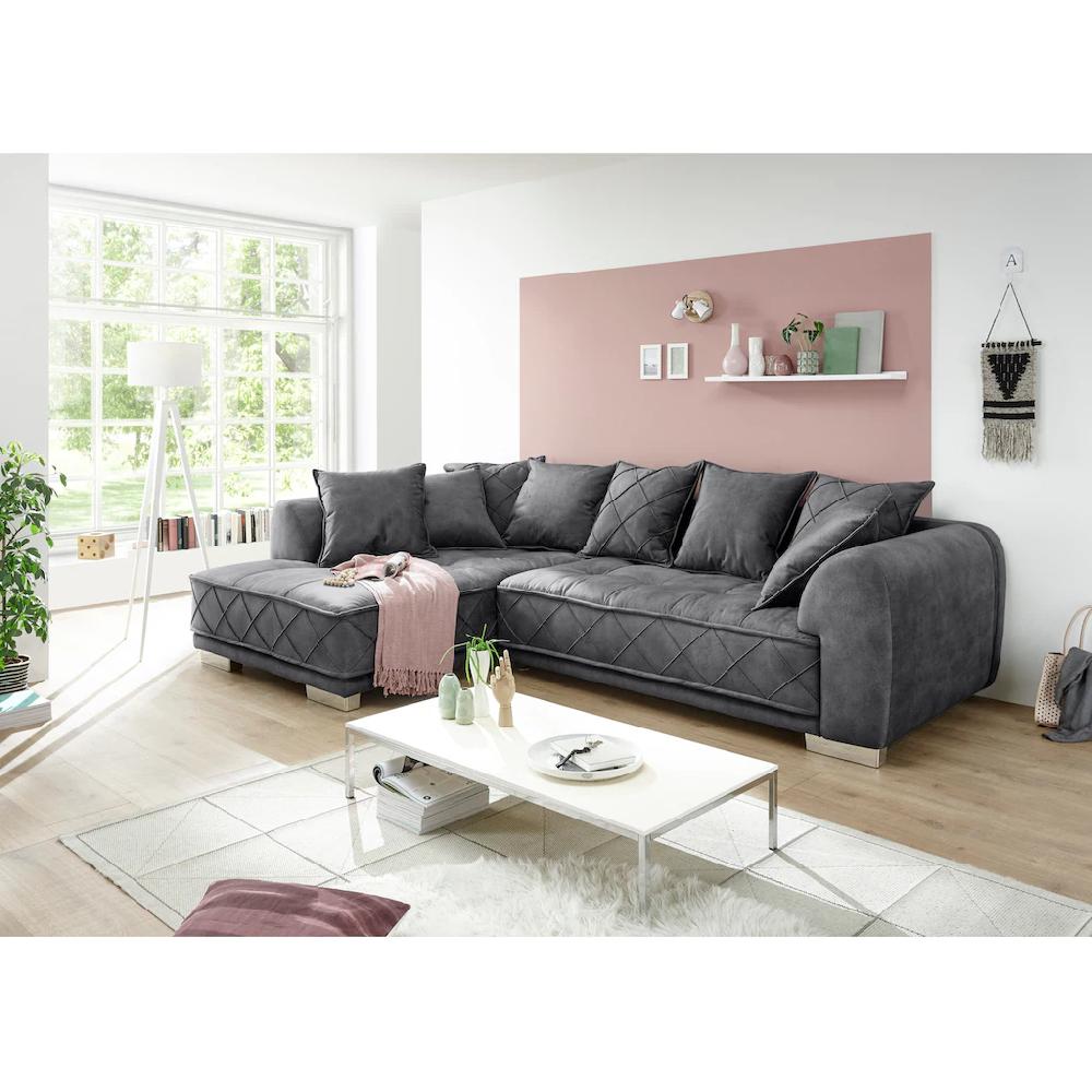 ED EXCITING DESIGN Ecksofa Sentina mit Rückenkissen kaufen