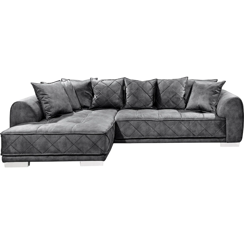 ED EXCITING DESIGN Ecksofa Sentina mit Rückenkissen kaufen Heißer Verkauf
