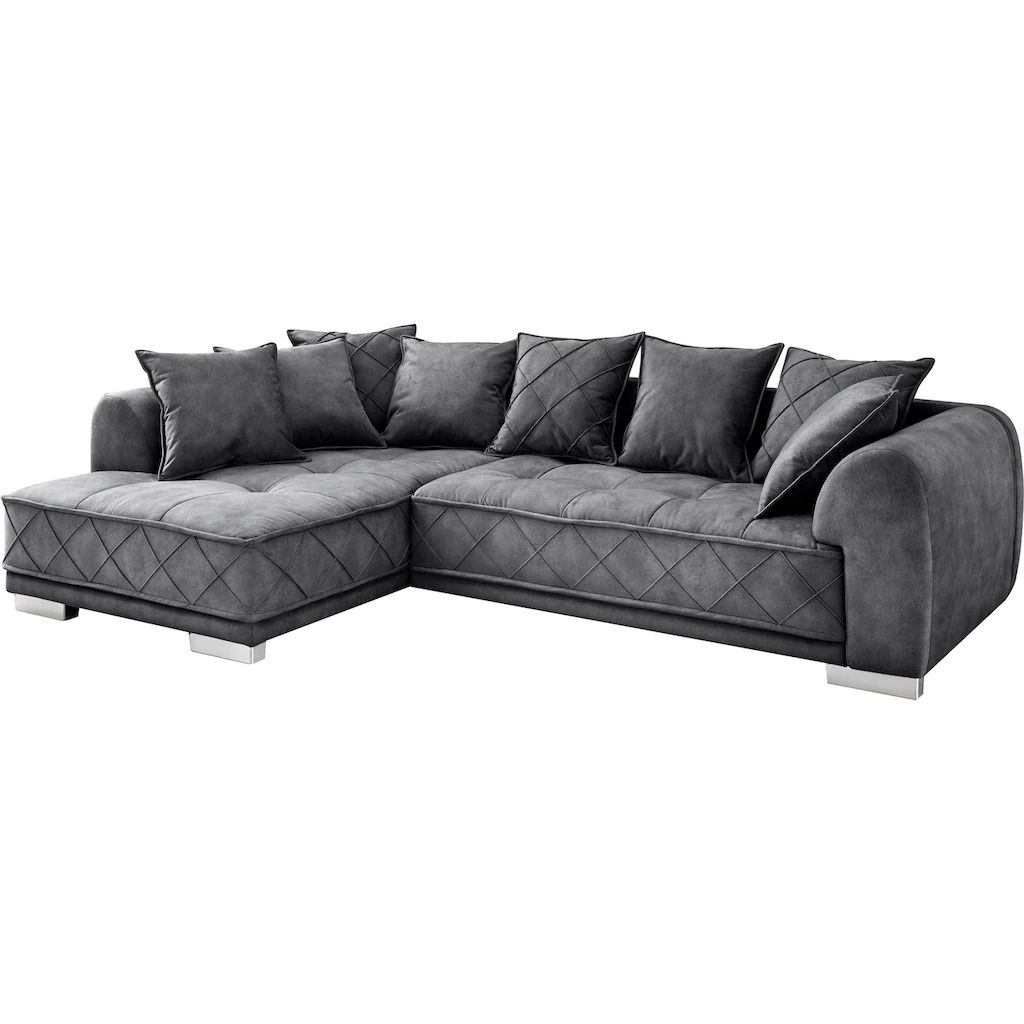 ED EXCITING DESIGN Ecksofa Sentina mit Rückenkissen kaufen Heißer Verkauf