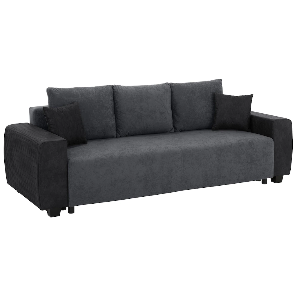 Home affaire Schlafsofa »Bella« mit geprägtem Bezug bei Armlehnen kaufen Zeitlich begrenztes Angebot