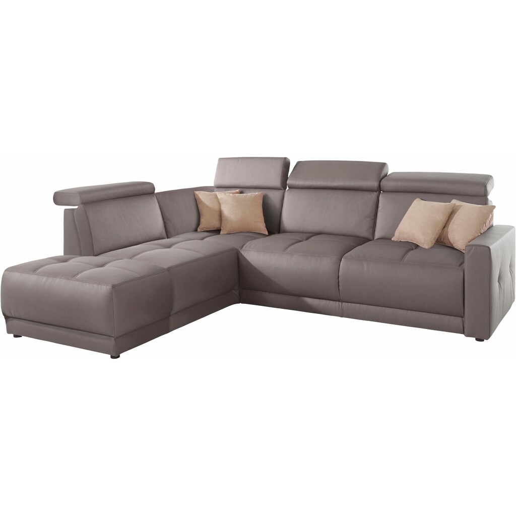DOMO collection Ecksofa mit Kopfteilverstellung online kaufen Exklusive Angebote