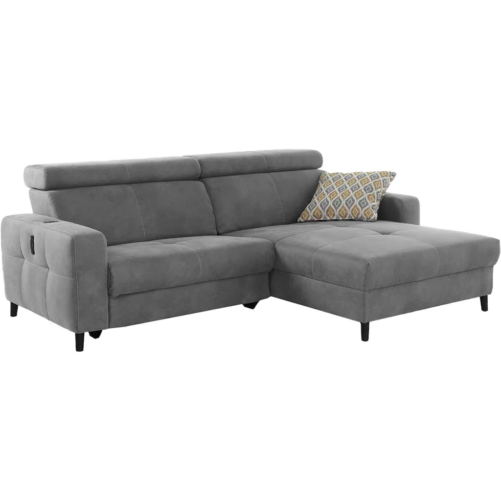 Jockenhöfer Gruppe Ecksofa »Doppio L-Form mit elektromotorischer Relaxfunktion und« kaufen Bestseller
