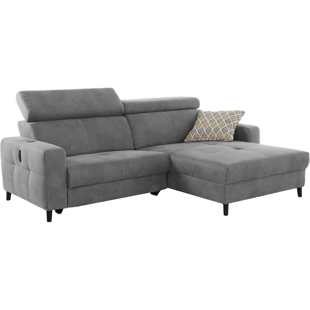 Jockenhöfer Gruppe Ecksofa »Doppio L-Form mit elektromotorischer Relaxfunktion und« kaufen Bestseller
