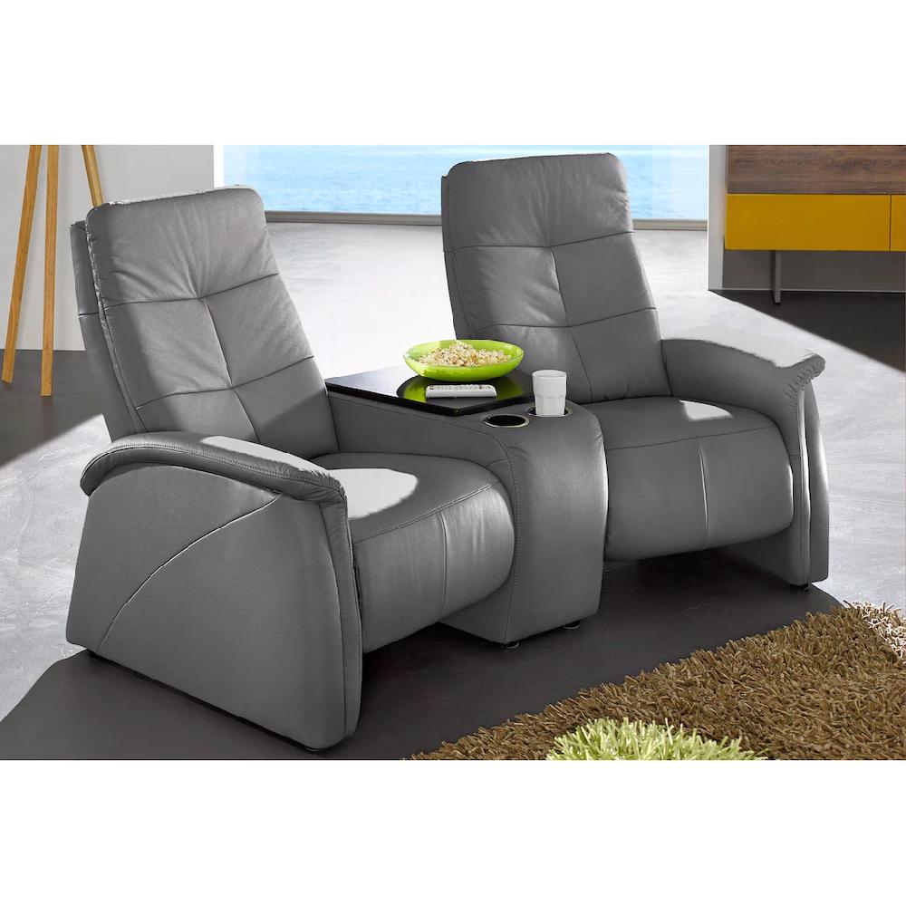 exxpo - sofa fashion 2-Sitzer »Tivoli Kinosofa bequem« mit Relaxfunktion integrierter Tischablage und Stauraumfach kaufen Räumungsverkauf