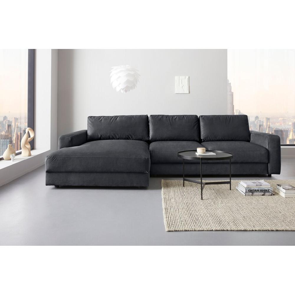 Places of Style Ecksofa »Bloomfield L-Form« extra tiefe Sitzfläche wahlweise mit Sitztiefenverstellung kaufen
