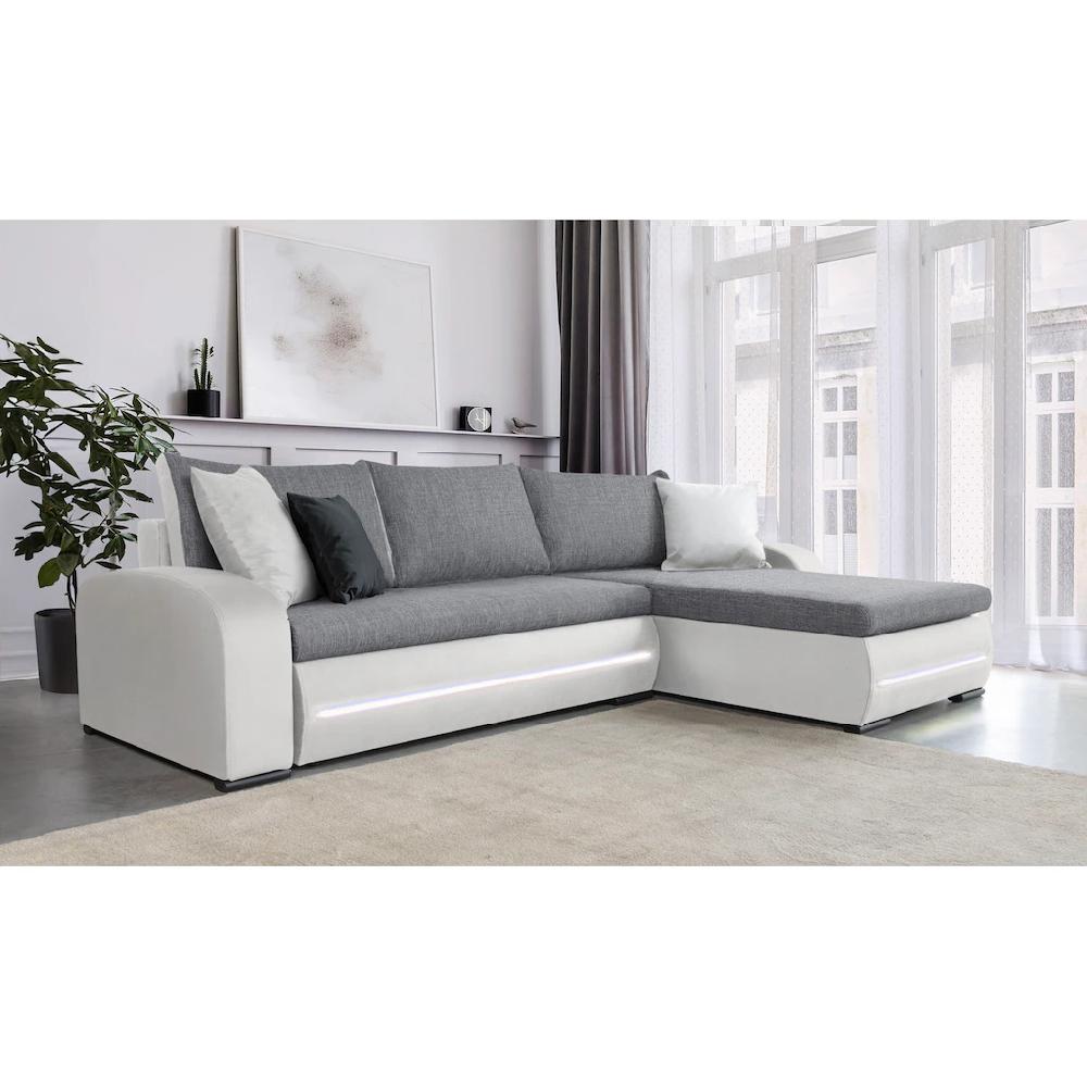 COLLECTION AB Ecksofa »30 Jahre Jubiläums-Modell Wind L-Form« inkl. Schlaffunktion und Bettkasten frei im Raum stellbar kaufen Letzte 3 Tage