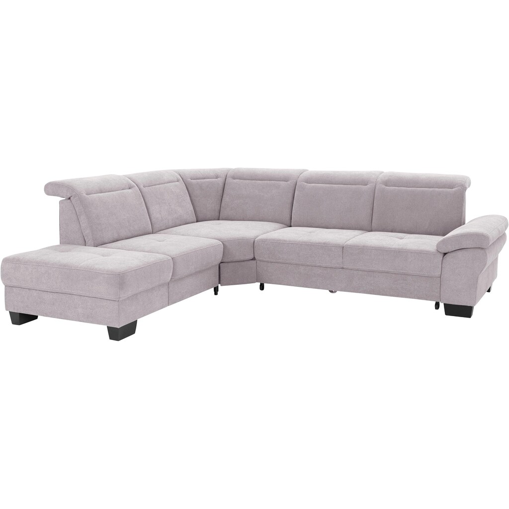 Places of Style Ecksofa »Cornwall L-Form« incl. Sitztiefenverstellung mit Bettfunktion und Kopfteilverstellung kaufen Neueste Stile