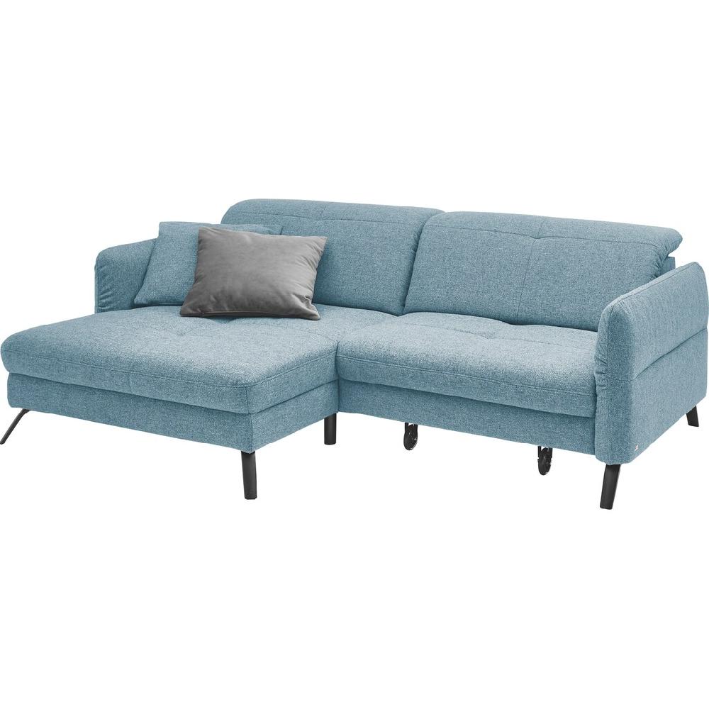 set one by Musterring Ecksofa »SO 4400 V« wahlweise mit motorischer Bettfunktion & Kopfverstellung Fuß schwarz kaufen Bis zu 60% Rabatt