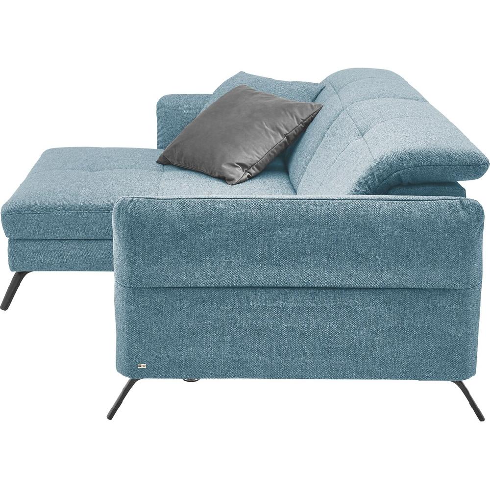 set one by Musterring Ecksofa »SO 4400 V« wahlweise mit motorischer Bettfunktion & Kopfverstellung Fuß schwarz kaufen Bis zu 60% Rabatt