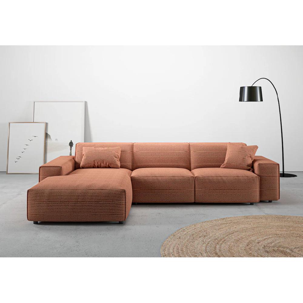 andas Ecksofa »Glimminge auch in Breitcord Feincord Bouclé + Easy care-Bezug« L-Form Breite 294 Zierkissen kaufen