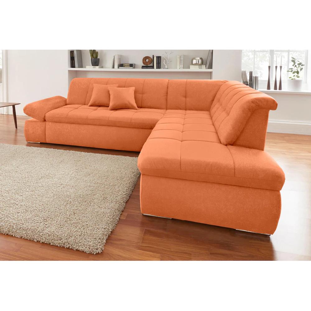 DOMO collection Ecksofa »NMoric incl. Zierkissen B/T/H: 273/216/80 cm L-Form« kaufen
