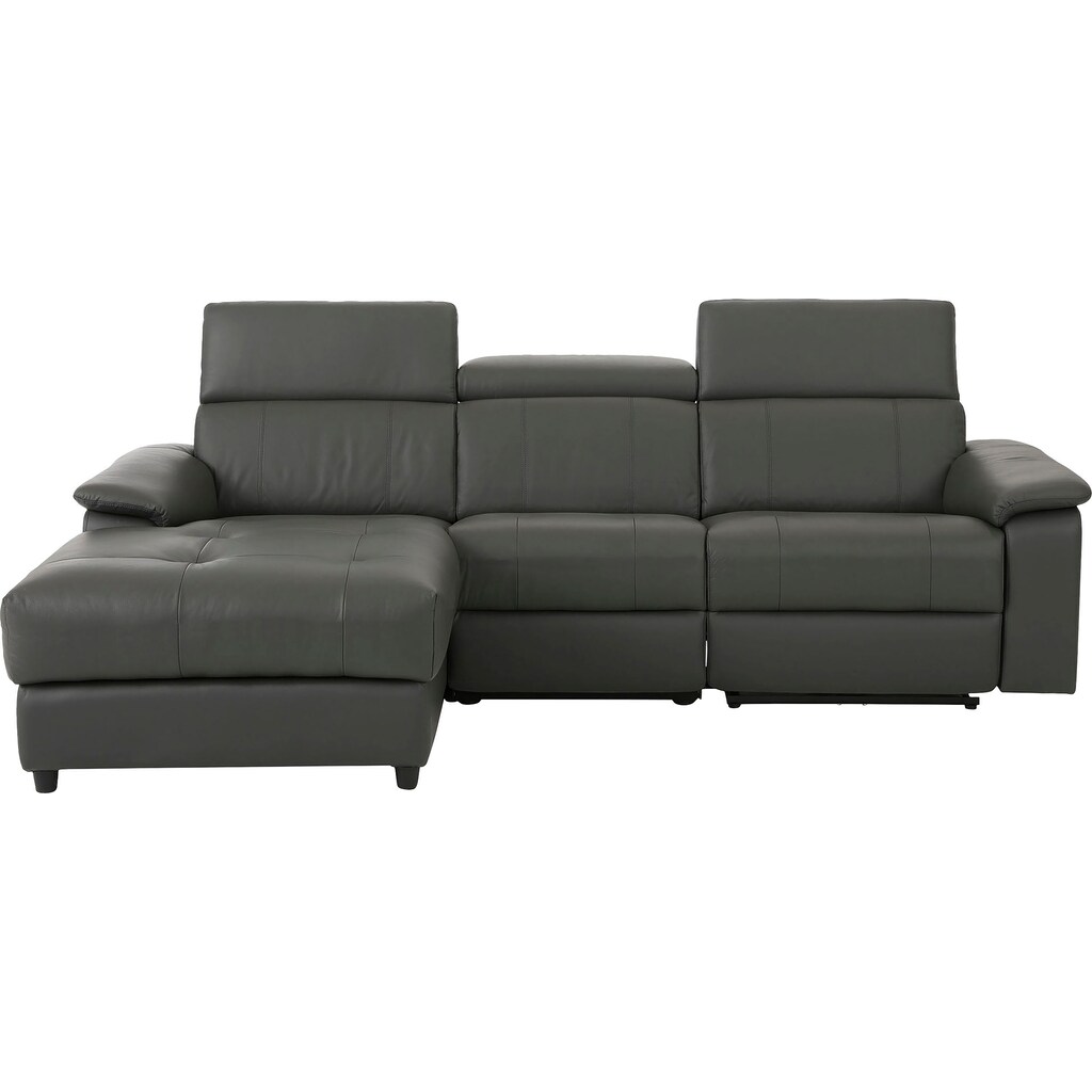 Home affaire Ecksofa »Binado L-Form « mit manueller oder elektrischer Relaxfunktion mit USB-Anschluss kaufen