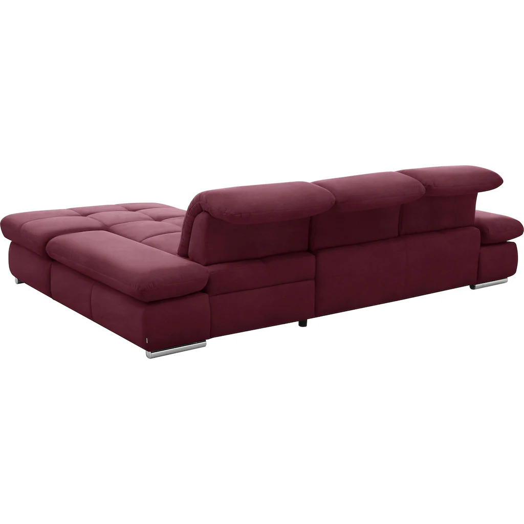 set one by Musterring Ecksofa »SO4100 V« mit verstellbaren Kopfteilen wahlweise mit Funktionen Cord-Bezug kaufen Angebote
