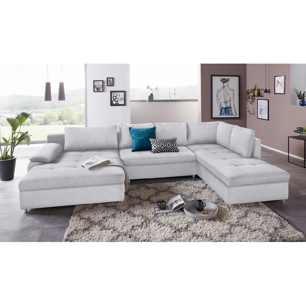 sit&more Wohnlandschaft »Labene U-Form« wahlweise mit Bettfunktion und Bettkasten kaufen
