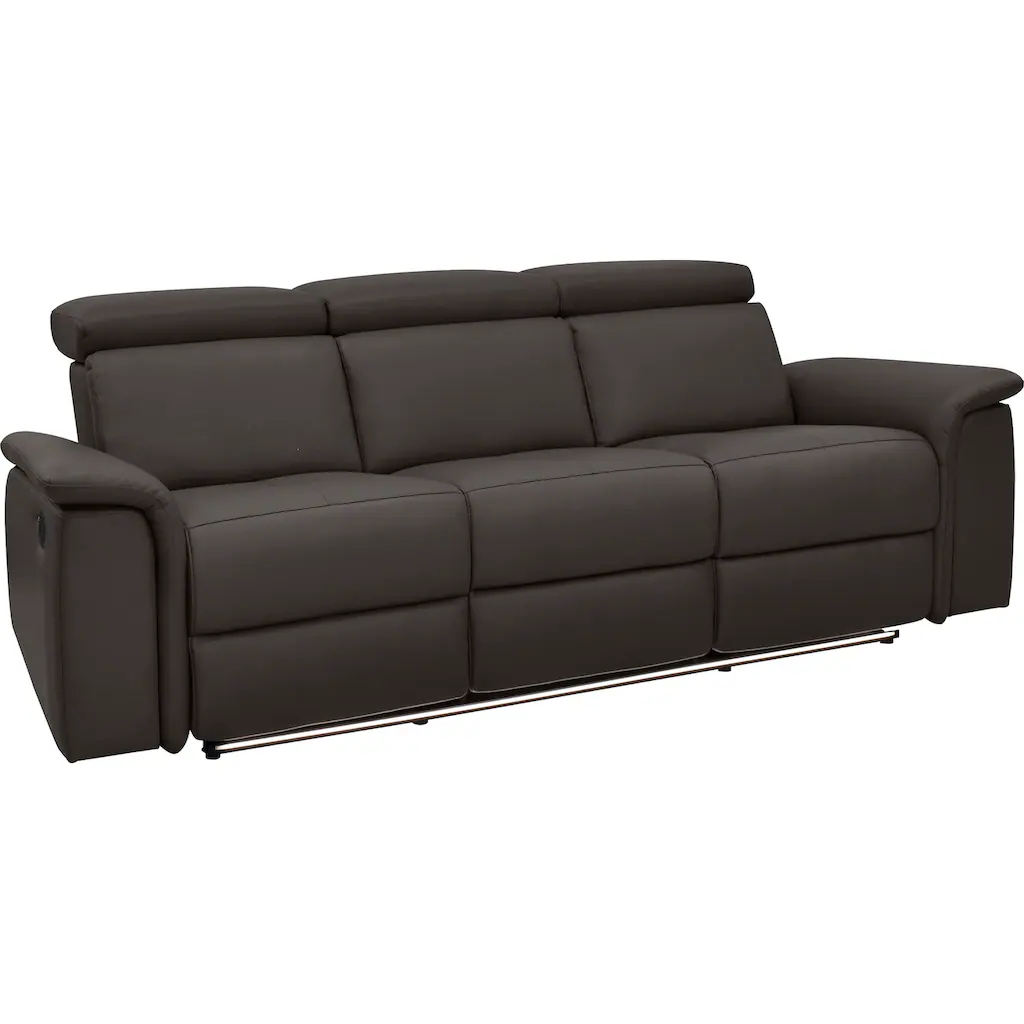 Places of Style 3-Sitzer »Pareli 229cm manuelle u. elektr. Relaxfunktion in 2 Sitzen« kaufen Begrenztes Angebot