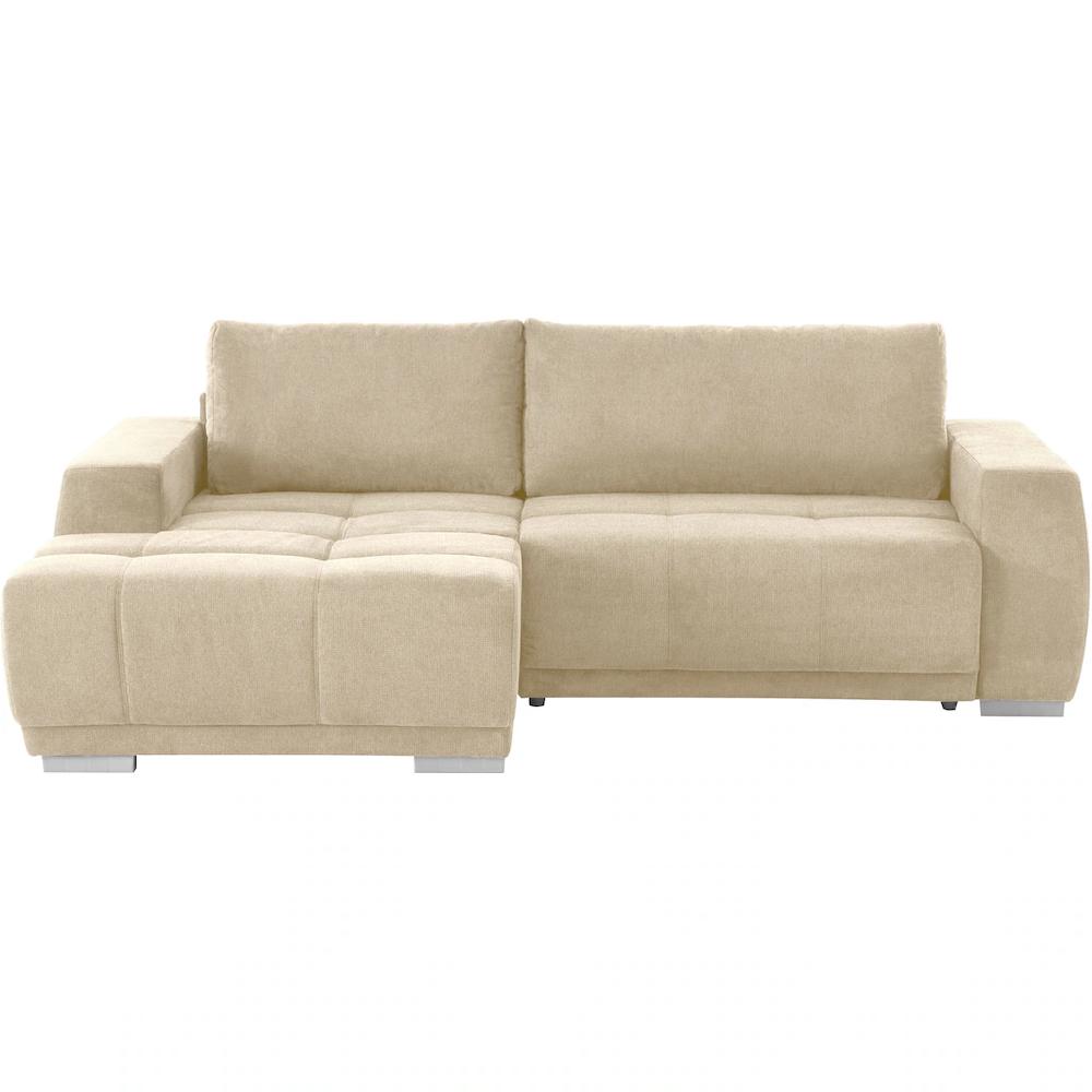 INOSIGN Ecksofa »Bolero L-Form« mit edler Steppung wahlweise mit Schlaffunktion & Bettkasten kaufen Black Friday