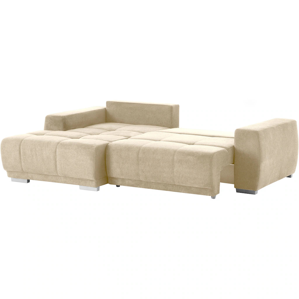 INOSIGN Ecksofa »Bolero L-Form« mit edler Steppung wahlweise mit Schlaffunktion & Bettkasten kaufen Black Friday