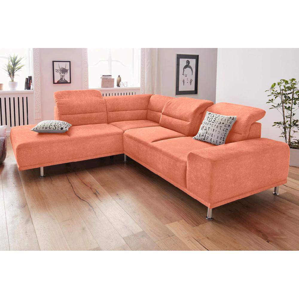 sit&more Ecksofa »Mariola L-Form« mit Federkern und Ottomane inklusive Sitztiefenverstellung kaufen