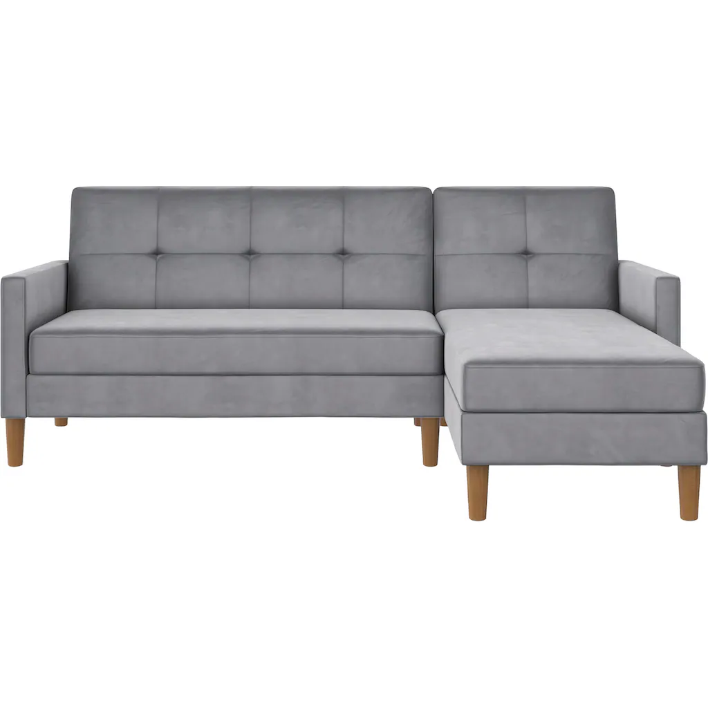 Dorel Home Ecksofa »Lilly L-Form « mit Bett-Funktion Recamiere beidseitig montierbar Sitzhöhe 43 cm kaufen Online Outlet