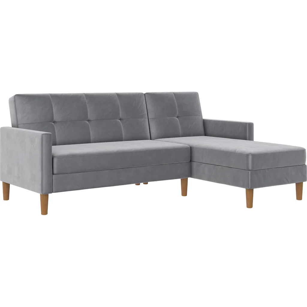 Dorel Home Ecksofa »Lilly L-Form « mit Bett-Funktion Recamiere beidseitig montierbar Sitzhöhe 43 cm kaufen Online Outlet