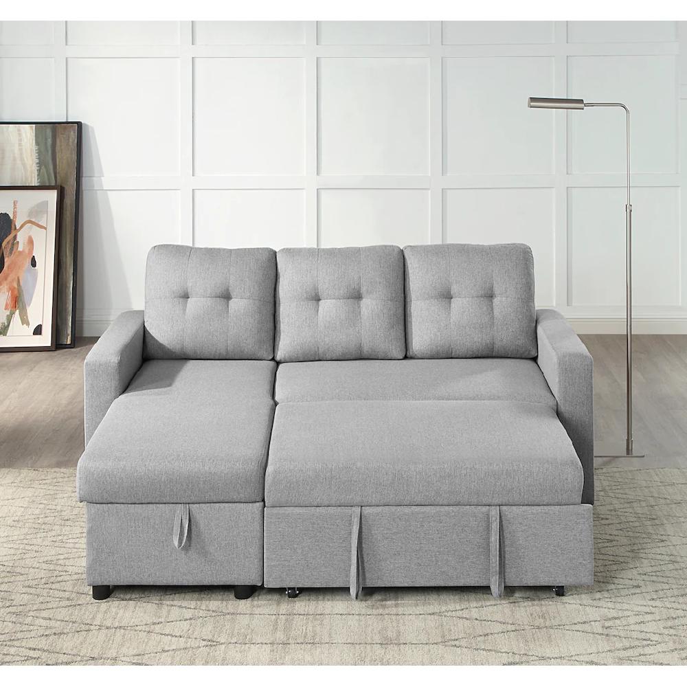 ATLANTIC home collection Ecksofa »Gino L-Form« mit Schlaffunktion und Stauraum Recamiere beidseitig montierbar Letzte 2 Tage