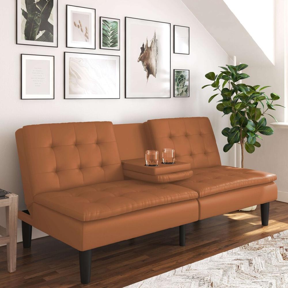 Dorel Home Schlafsofa »MAINE Kinosofa mit Relax- und Bettfunktion « mit 2 Getränkehaltern Liegefläche 190 x 110 cm