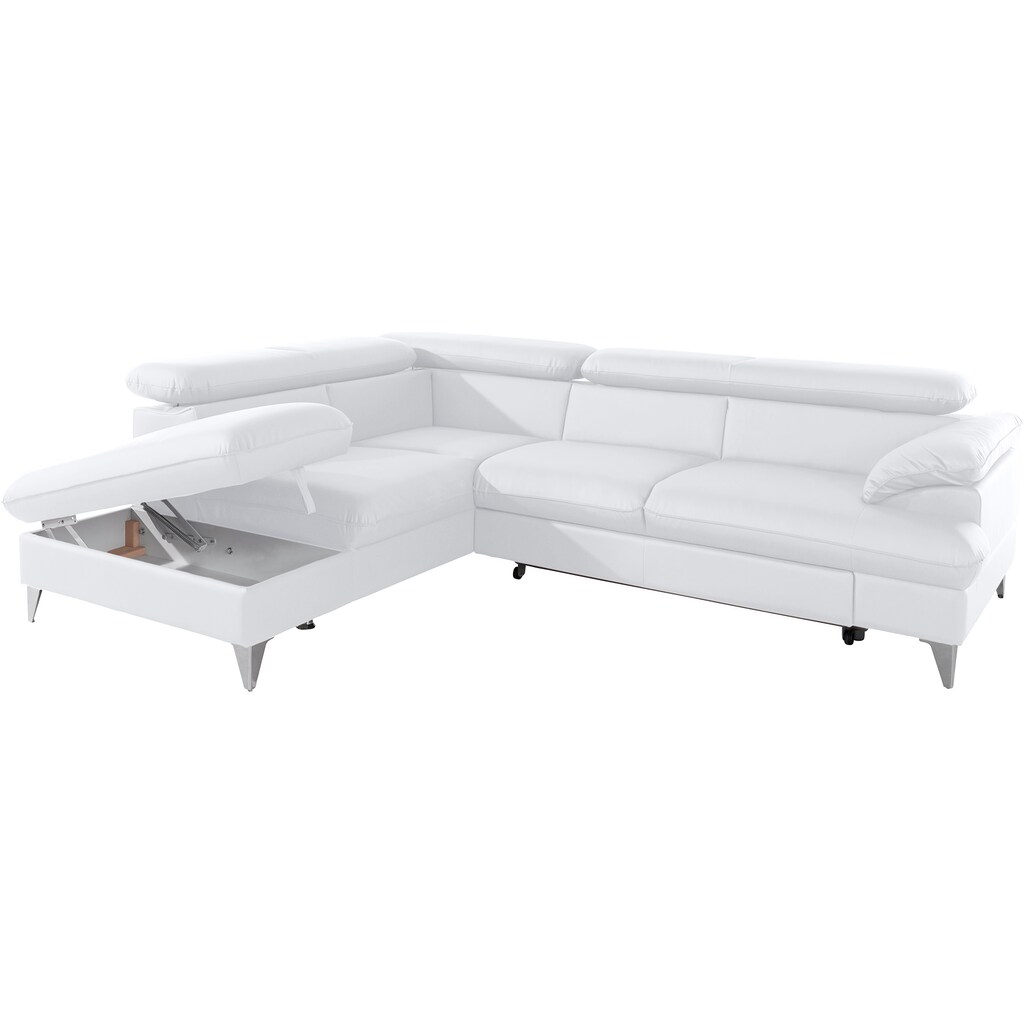 COTTA Ecksofa »Caluso« mit Bettfunktion und Bettkasten 2025