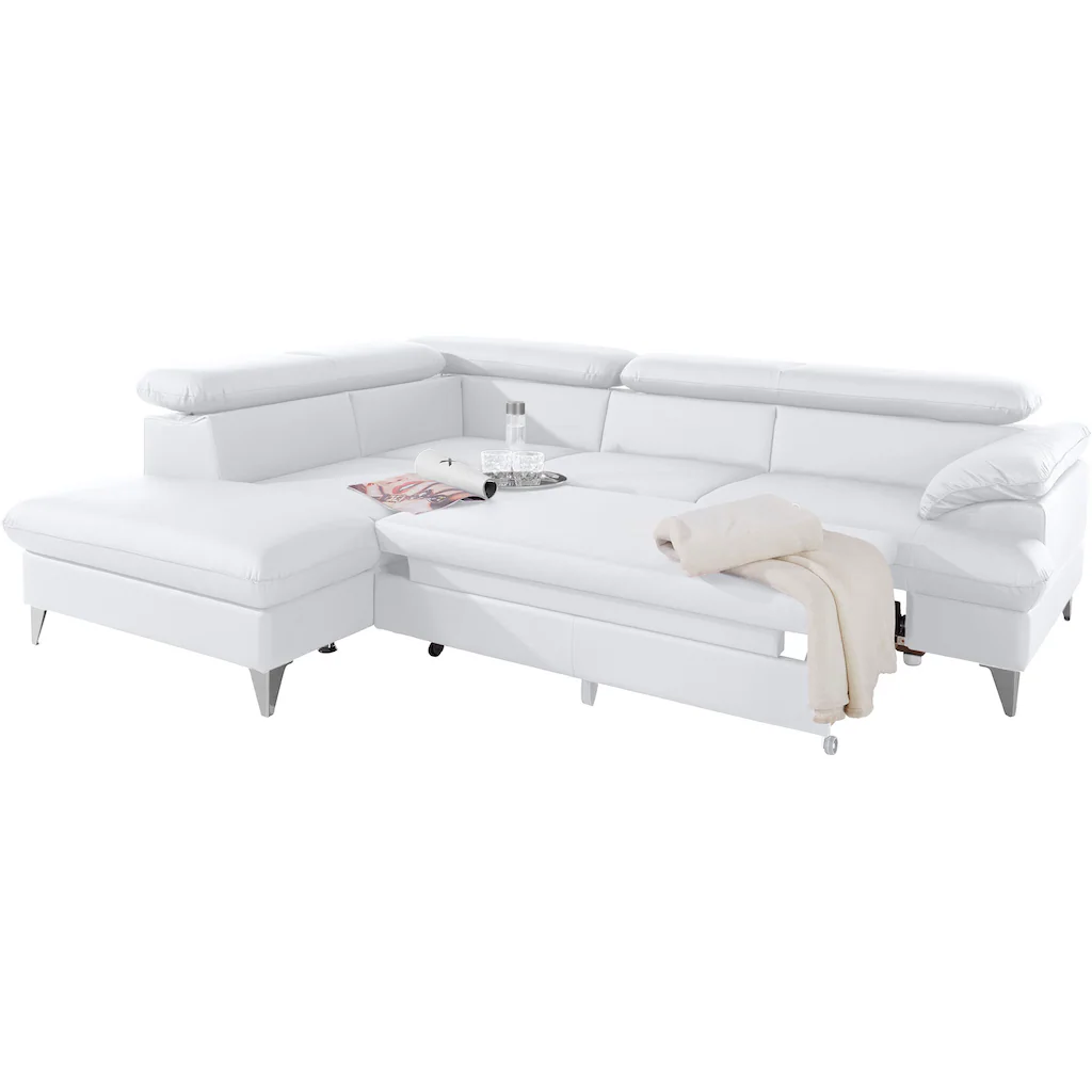 COTTA Ecksofa »Caluso« mit Bettfunktion und Bettkasten 2025