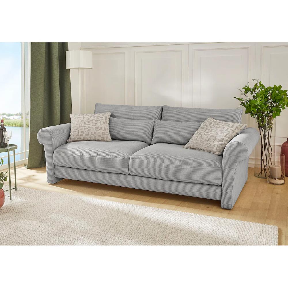 Jockenhöfer Gruppe Big-Sofa »Maxima« Federkern Schaumflocken hervorragendes Sitzgefühl Bezug in Cord kaufen Online