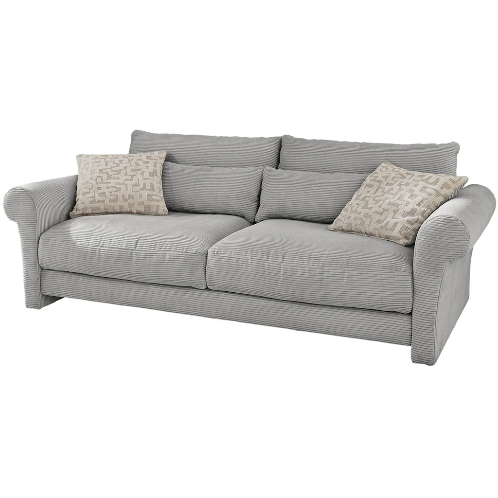 Jockenhöfer Gruppe Big-Sofa »Maxima« Federkern Schaumflocken hervorragendes Sitzgefühl Bezug in Cord kaufen Online