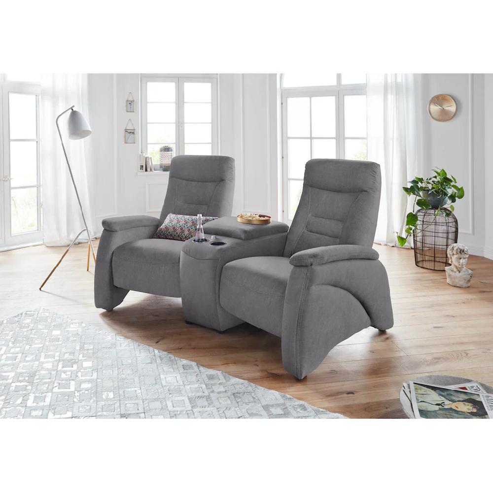 exxpo - sofa fashion 2 5-Sitzer »Ascoli Kinosofa mit hohem Sitzkomfort bequeme Armlehnen« inkl. Relaxfunktion mit Ablage und Staufach hohe Rückenlehne kaufen