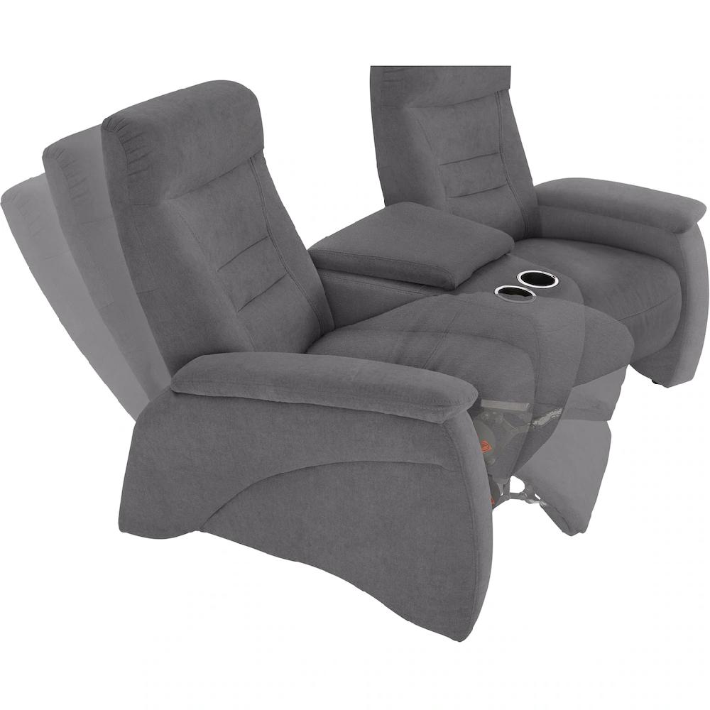 exxpo - sofa fashion 2 5-Sitzer »Ascoli Kinosofa mit hohem Sitzkomfort bequeme Armlehnen« inkl. Relaxfunktion mit Ablage und Staufach hohe Rückenlehne kaufen Angebote