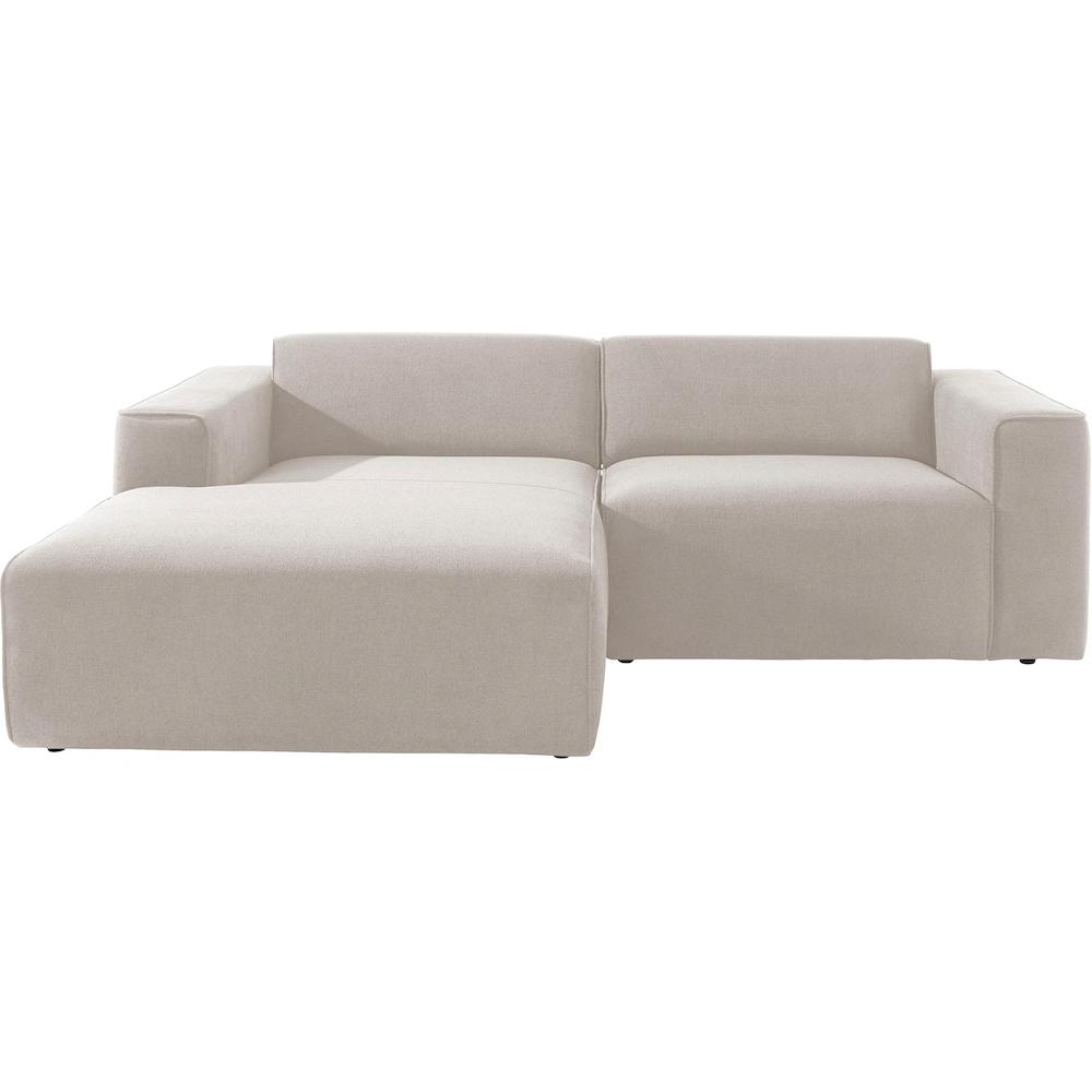 andas Ecksofa »Noord« mit Kedernaht Breite 234 cm Cord Struktur Webstoff kaufen Günstig kaufen