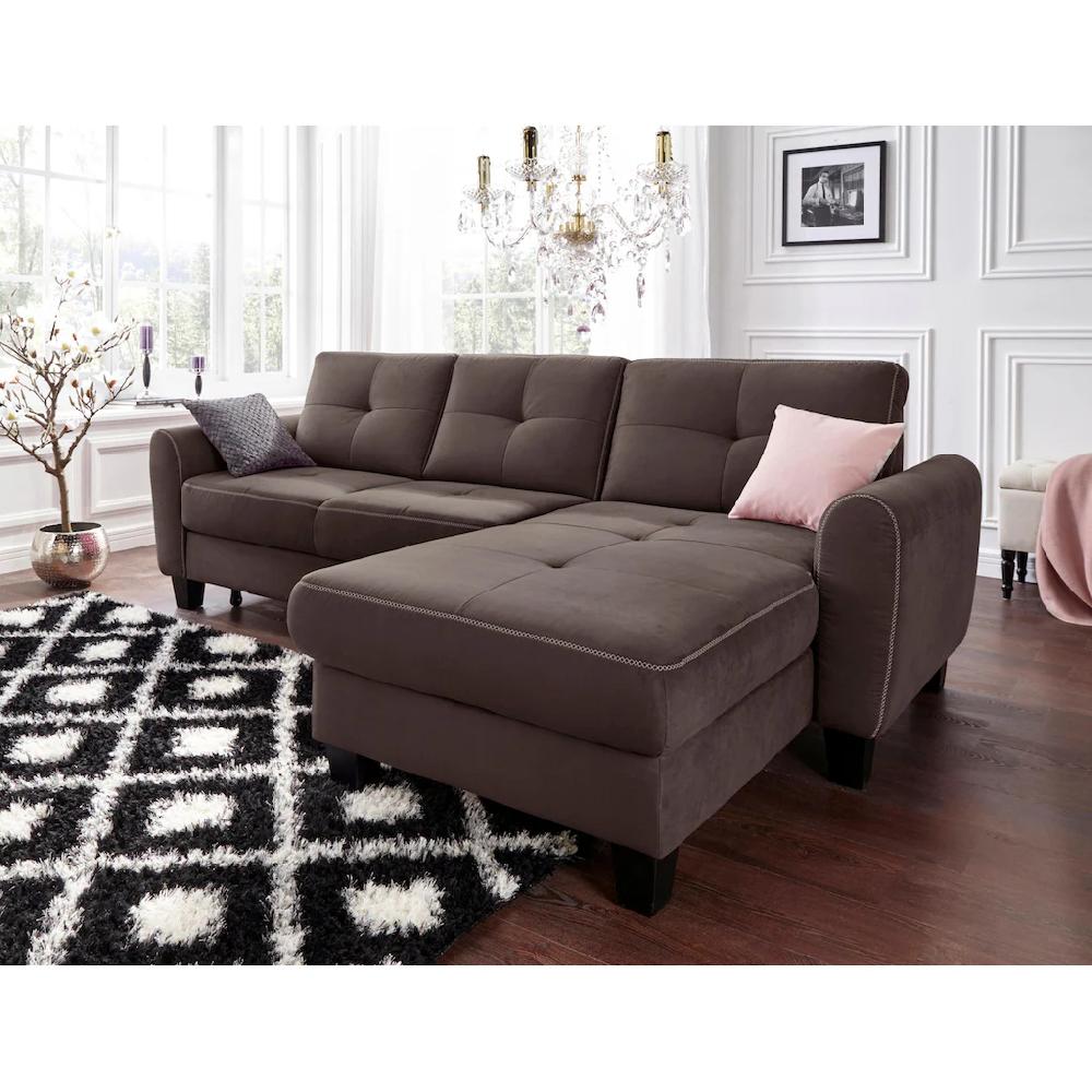 sit&more Ecksofa mit Bettfunktion und Stauraum online kaufen