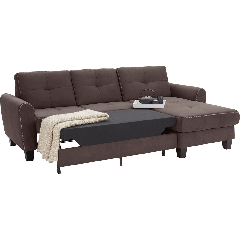 sit&more Ecksofa mit Bettfunktion und Stauraum online kaufen Großer Ausverkauf
