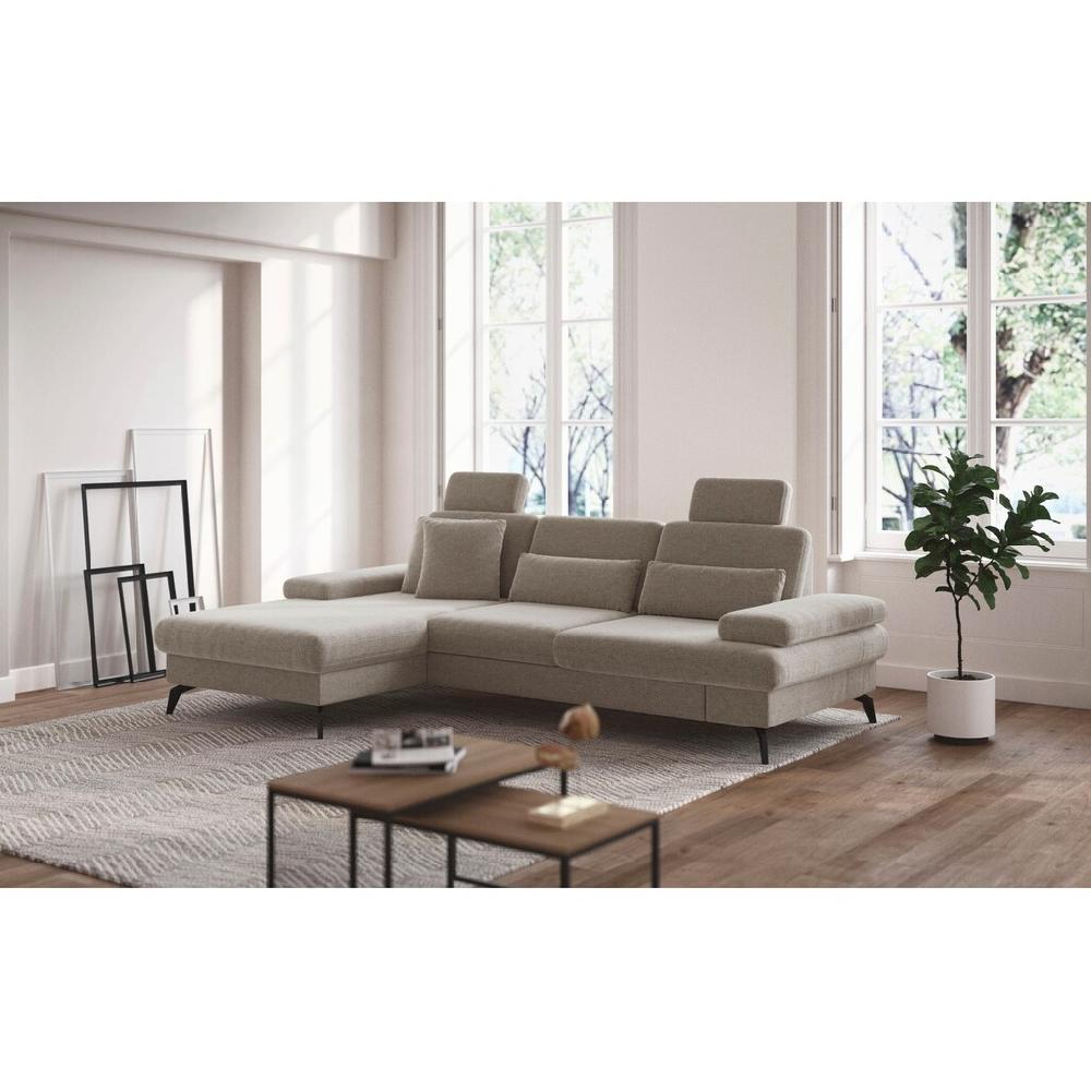 sit&more Ecksofa »Morris L-Form inkl. Sitztiefenverstellung« wahlweise mit Armteilverstellung Bettfunktion & Bettkasten kaufen Begrenztes Angebot