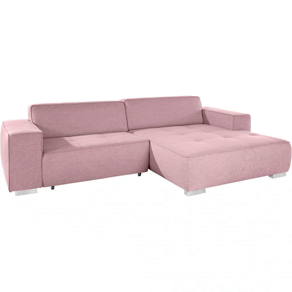 INOSIGN Ecksofa »Sapporo« mit Sitztiefenverstellung Cyber Monday