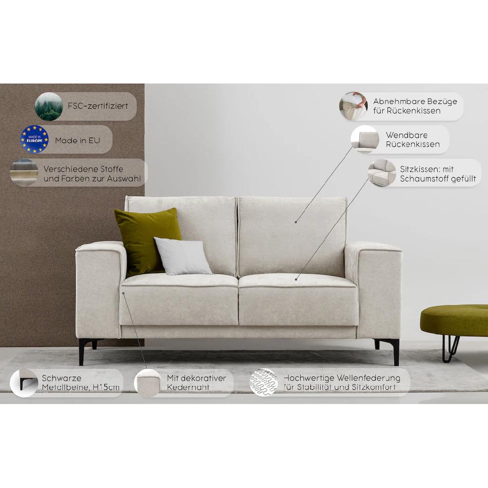 Places of Style 2-Sitzer »Oland« im zeitlosem Design und hochwertiger Verabeitung kaufen Heißer Verkauf