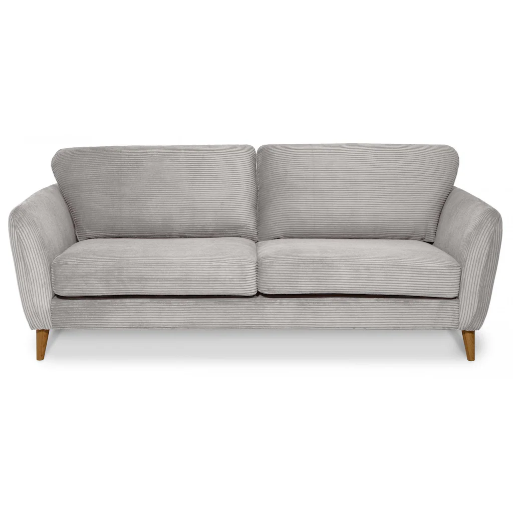 Home affaire 3-Sitzer »MARSEILLE Sofa 206 cm« mit Massivholzbeinen aus Eiche verschiedene Bezüge und Farbvarianten kaufen Große Rabatte