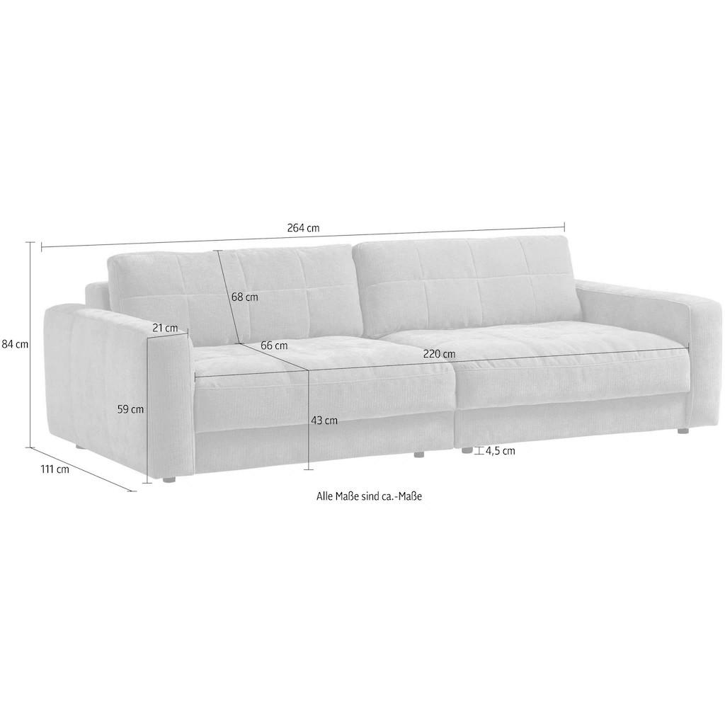 BETYPE Big-Sofa »Be Comfy« legerer Sitzkomfort wahlweise mit manueller Sitztiefenverstellung kaufen Zeitbegrenzte Promotion