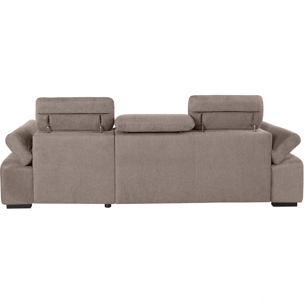 COTTA Ecksofa »Lola L-Form« (Set mit Hocker) mit Hocker & Kopfteilfunktion wahlw. Bett- und Armteilfunktion kaufen Riesige Rabatte