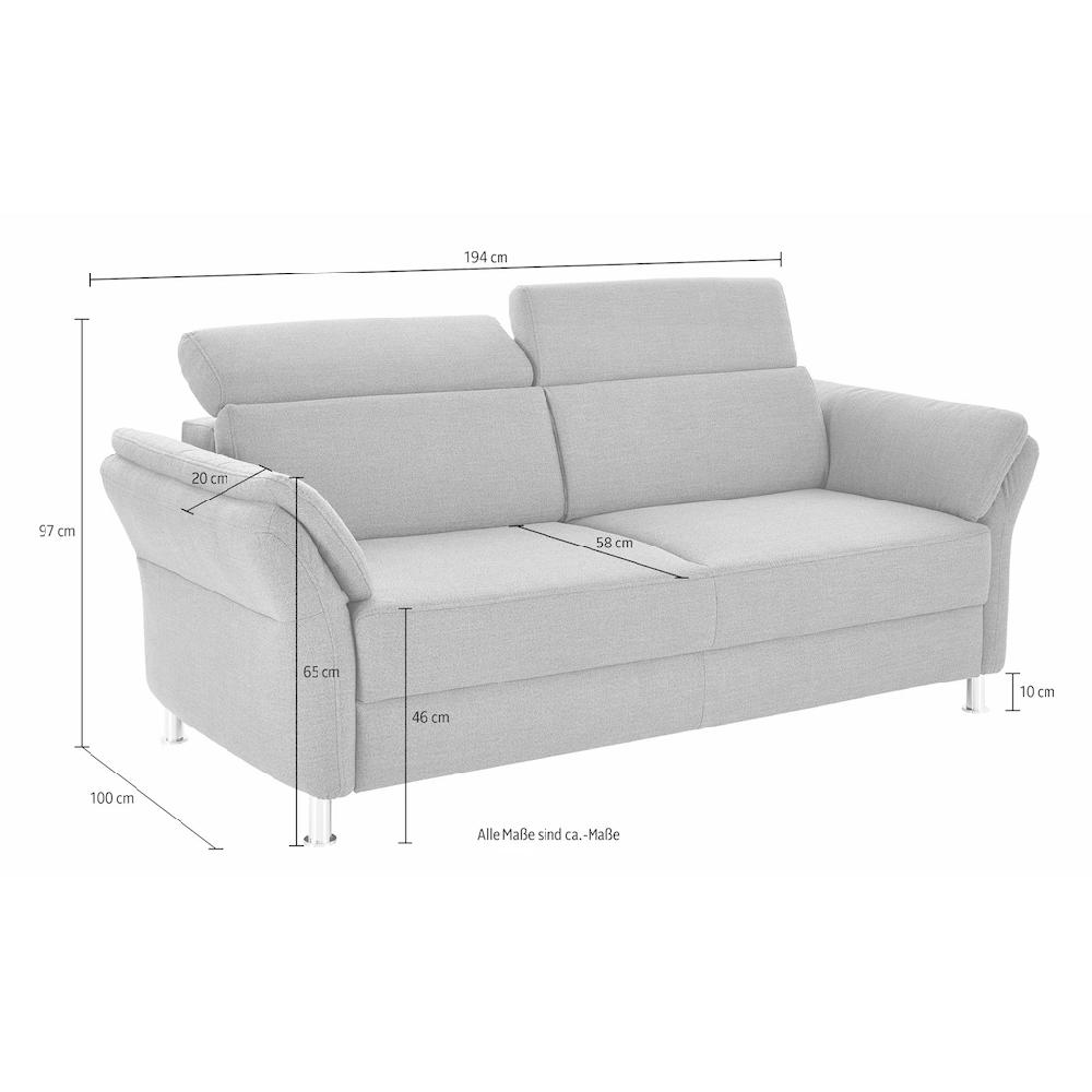sit&more 3-Sitzer »Avignon« inklusive Kopfteilverstellung kaufen 50% Rabatt mit kostenlosem Versand