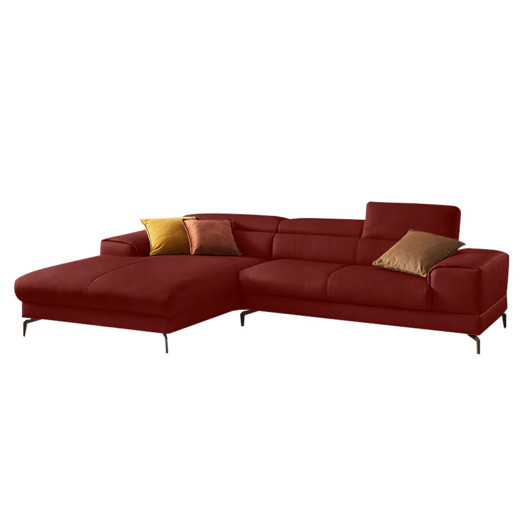 W.SCHILLIG Ecksofa »piedroo Designsofa mit tollem Sitzkomfort elegant und bequem L-Form« Kopfteilverstellung wahlweise mit Sitztiefenverstellung Breite 303cm kaufen