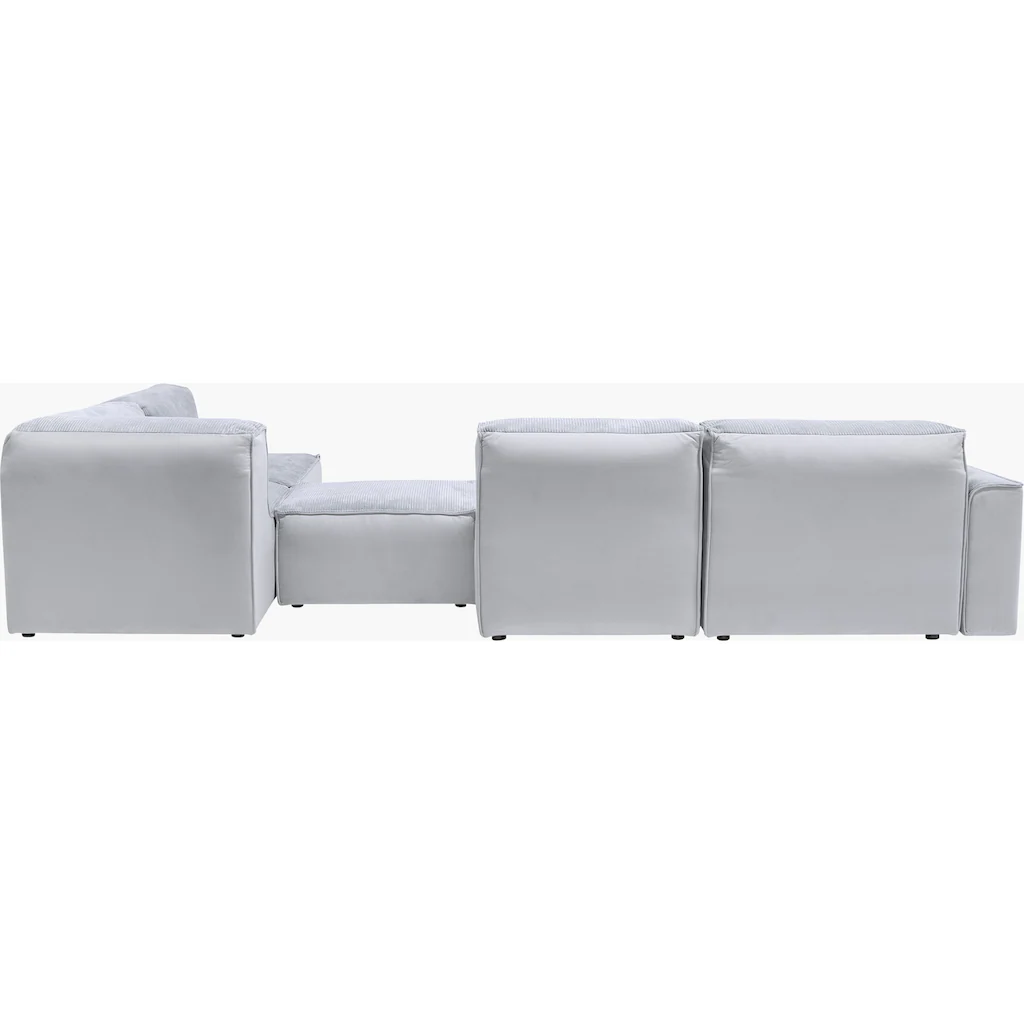 RAUM.ID Wohnlandschaft »Modulid U-Form« (7 St.) Module einzeln für individuelle Zusammenstellung in Cord kaufen Fabrikpreis