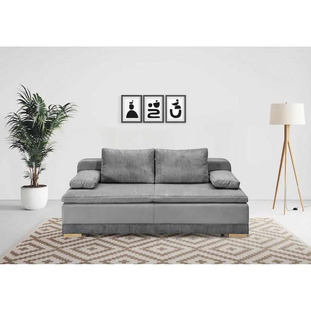 INOSIGN Schlafsofa »Ben« mit Boxspringaufbau Bettfunktion & Bettkasten Dauerschlafsofa kaufen