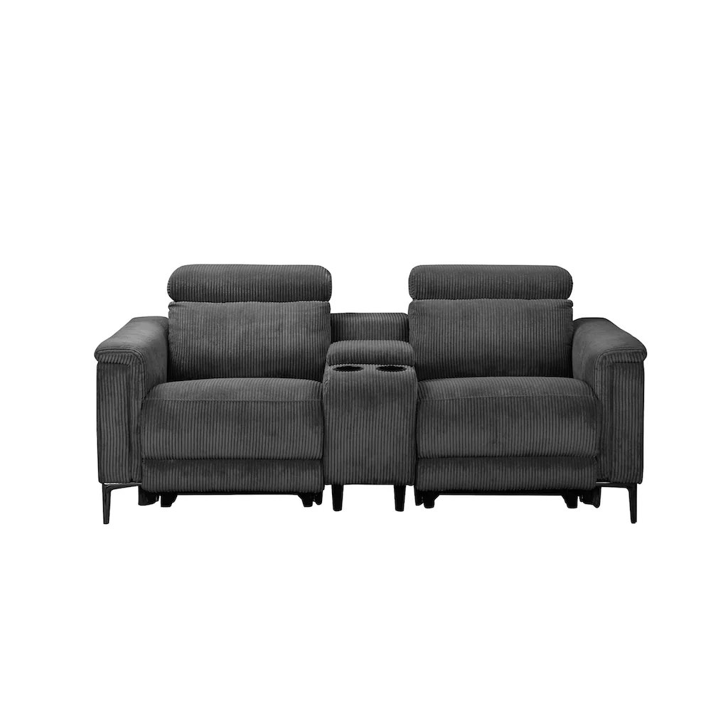 Places of Style 2-Sitzer »Lund in Cord 2er-Kinosofa TV-Sessel Multimedia-Sofa « m. elektrischer o. manueller Relaxfunktion Getränkehalter u. Staufach kaufen Exklusivangebot
